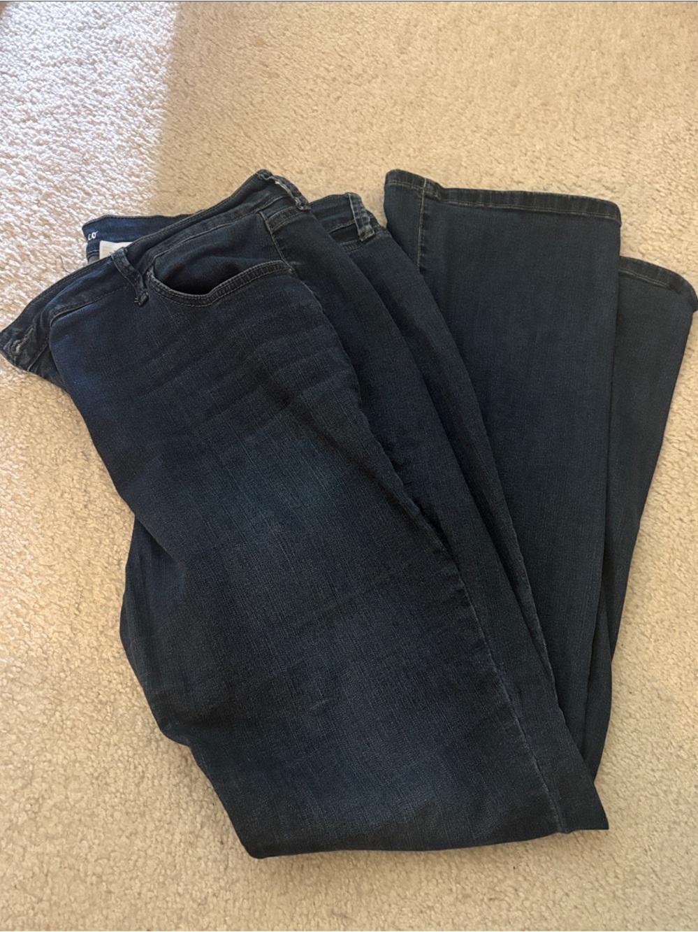 Style & Co. Women’s Dark Blue Boot-Cut Jeans
